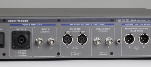 Audio Precision raises the bar for electro-acoustic test