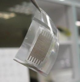 Stretchy supercapacitors power wearable electronics