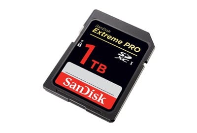 1TB SD card prototype makes debut