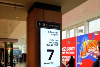 No blips in airport queue technology