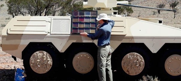 Colour change tech allows tanks to be chameleons