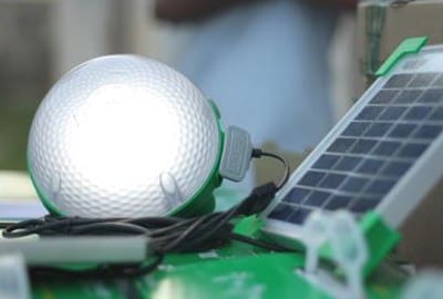 Solar lamps for poor communities