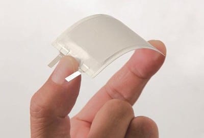 Flexible battery for smartphones from Panasonic