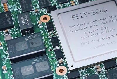 Super computer with improved performance density