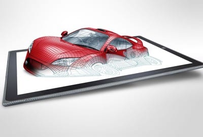 4K tablet with CAD applications