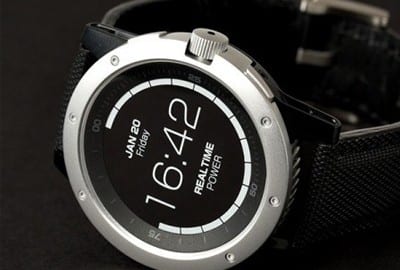 Watch battery recharged by body heat