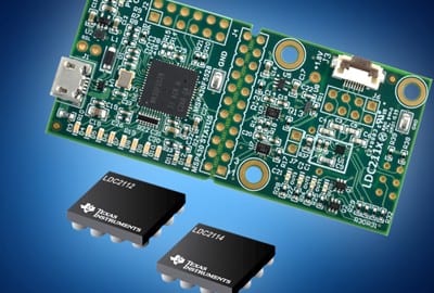 Mouser offers TI’s LDC2114 EVM for inductive touch sensing