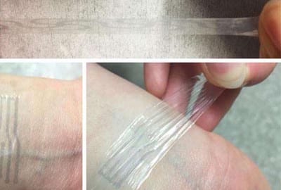Plastic electrode stretches like rubber but carries electricity like wires
