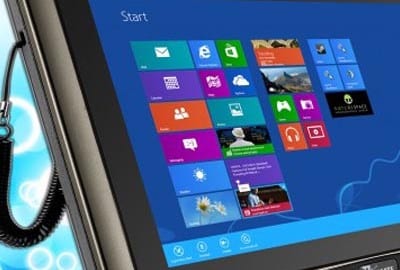Rugged Windows tablet with low power consumption